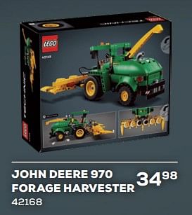 Promoties John deere 970 forage harvester 42168 - Lego - Geldig van 16/05/2024 tot 30/06/2024 bij Supra Bazar