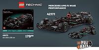 Promoties Mercedes amg f1 w14e performance 42171 - Lego - Geldig van 16/05/2024 tot 30/06/2024 bij Supra Bazar