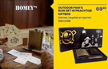 Promoties Outdoor man’s ruin set in prachtige giftbox - Homey - Geldig van 16/05/2024 tot 30/06/2024 bij Supra Bazar