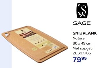 Promoties Snijplank - Sage - Geldig van 16/05/2024 tot 30/06/2024 bij Supra Bazar
