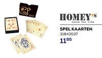 Spel kaarten-Homey
