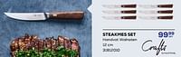 Promoties Steakmes set - Cosy & Trendy - Geldig van 16/05/2024 tot 30/06/2024 bij Supra Bazar