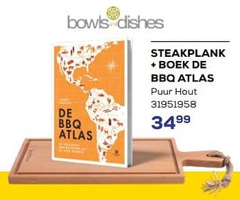Promoties Steakplank + boek de bbq atlas - Huismerk - Supra Bazar - Geldig van 16/05/2024 tot 30/06/2024 bij Supra Bazar