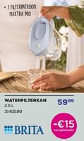 Promoties Waterfilterkan - Brita - Geldig van 16/05/2024 tot 30/06/2024 bij Supra Bazar