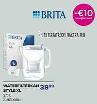 Waterfilterkan style xl-Brita