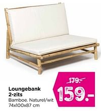 Loungebank 2-zits-Huismerk - Xenos