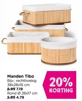 Promoties Manden tibo rechthoekig - Huismerk - Xenos - Geldig van 19/05/2024 tot 01/06/2024 bij Xenos