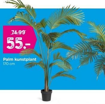 Promoties Palm kunstplant - Huismerk - Xenos - Geldig van 19/05/2024 tot 01/06/2024 bij Xenos