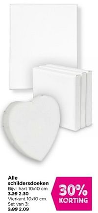 Schildersdoeken hart-Huismerk - Xenos