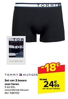 Promoties Set van 3 boxers voor heren - Tommy Hilfiger - Geldig van 22/05/2024 tot 03/06/2024 bij Carrefour