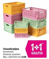 Promoties Vouwkratjes - Huismerk - Xenos - Geldig van 19/05/2024 tot 01/06/2024 bij Xenos