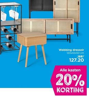 Promoties Webbing dressoir - Huismerk - Xenos - Geldig van 19/05/2024 tot 01/06/2024 bij Xenos