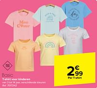Promoties T-shirt voor kinderen - Tex - Geldig van 22/05/2024 tot 03/06/2024 bij Carrefour