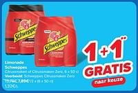 Promoties Schweppes citrussmaken zero - Schweppes - Geldig van 22/05/2024 tot 03/06/2024 bij Carrefour