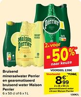 Promoties Gearomatiseerd water citroen maison perrier - Perrier - Geldig van 22/05/2024 tot 03/06/2024 bij Carrefour