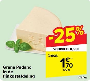Promoties Grana padano - Huismerk - Carrefour  - Geldig van 22/05/2024 tot 03/06/2024 bij Carrefour