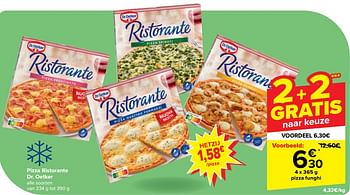 Promoties Pizza ristorante funghi - Dr. Oetker - Geldig van 22/05/2024 tot 03/06/2024 bij Carrefour