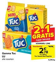 Promoties Tuc sweet red paprika - Lu - Geldig van 22/05/2024 tot 03/06/2024 bij Carrefour