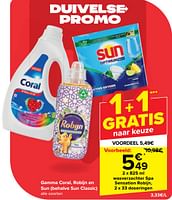 Promoties Wasverzachter spa sensation robijn - Robijn - Geldig van 22/05/2024 tot 03/06/2024 bij Carrefour