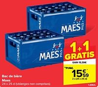 Promotions Bac de bière maes - Maes - Valide de 22/05/2024 à 28/05/2024 chez Carrefour