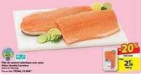 Promotions Filet de saumon atlantique avec peau filière qualité carrefour - Produit maison - Carrefour  - Valide de 22/05/2024 à 28/05/2024 chez Carrefour