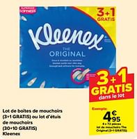 Promotions Lot de mouchoirs the original - Kleenex - Valide de 22/05/2024 à 28/05/2024 chez Carrefour