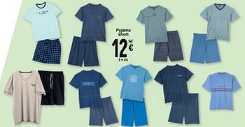 Promotions Pyjama short - Produit maison - Cora - Valide de 21/05/2024 à 03/06/2024 chez Cora