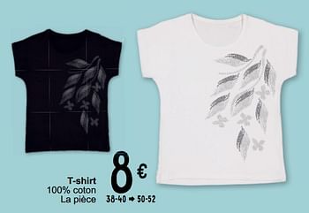 Promotions T-shirt - Produit maison - Cora - Valide de 21/05/2024 à 03/06/2024 chez Cora