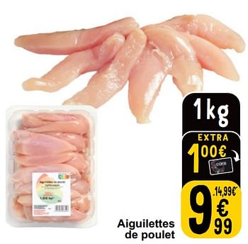 Promotions Aiguilettes de poulet - Produit maison - Cora - Valide de 21/05/2024 à 27/05/2024 chez Cora