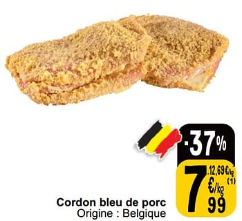 Promotions Cordon bleu de porc - Produit maison - Cora - Valide de 21/05/2024 à 27/05/2024 chez Cora