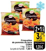 Promotions Croquettes de pommes de terre cora - Produit maison - Cora - Valide de 21/05/2024 à 27/05/2024 chez Cora