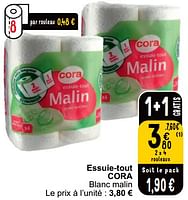 Promotions Essuie-tout cora - Produit maison - Cora - Valide de 21/05/2024 à 27/05/2024 chez Cora