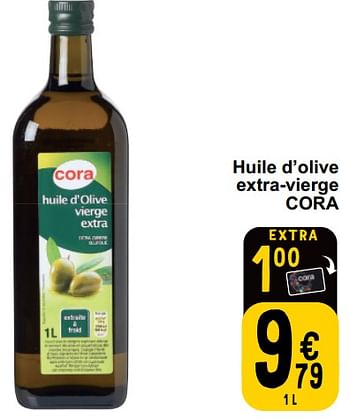 Promotions Huile d’olive extra-vierg e cora - Produit maison - Cora - Valide de 21/05/2024 à 27/05/2024 chez Cora
