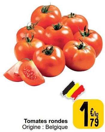Promotions Tomates rondes - Produit maison - Cora - Valide de 21/05/2024 à 27/05/2024 chez Cora