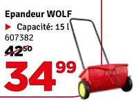 Promotions Epandeur wolf - Wolf Garten - Valide de 21/05/2024 à 02/06/2024 chez Mr. Bricolage