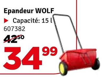 Promotions Epandeur wolf - Wolf Garten - Valide de 21/05/2024 à 02/06/2024 chez Mr. Bricolage
