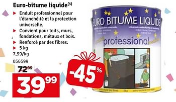 Promotions Euro-bitume liquide - Produit maison - Mr. Bricolage - Valide de 21/05/2024 à 02/06/2024 chez Mr. Bricolage