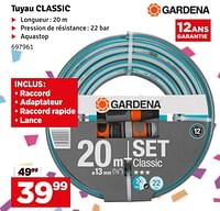Promotions Tuyau classic - Gardena - Valide de 21/05/2024 à 02/06/2024 chez Mr. Bricolage