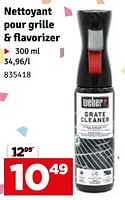 Promotions Nettoyant pour grille + flavorizer - Weber - Valide de 21/05/2024 à 02/06/2024 chez Mr. Bricolage