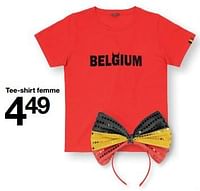 Promotions Tee-shirt femme - Produit maison - Zeeman  - Valide de 18/05/2024 à 24/05/2024 chez Zeeman