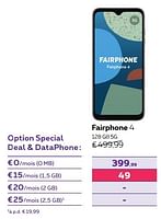 Promotions Fairphone 4 128 gb 5g - Fairphone - Valide de 13/02/2024 à 31/07/2024 chez Proximus