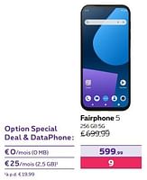 Promotions Fairphone 5 256 gb 5g - Fairphone - Valide de 13/02/2024 à 31/07/2024 chez Proximus