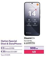 Promotions Xiaomi 14 512 gb 5g - Xiaomi - Valide de 13/02/2024 à 31/07/2024 chez Proximus