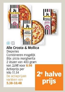 Promotions Pizza margherita - Crosta & Mollica - Valide de 20/05/2024 à 26/05/2024 chez Albert Heijn