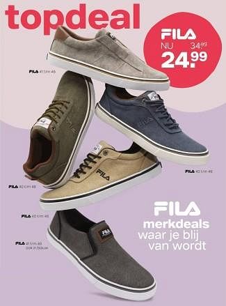 Promoties Sneakers - Fila - Geldig van 18/05/2024 tot 31/05/2024 bij vanHaren