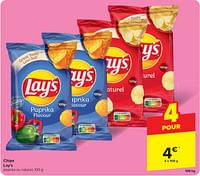 Promotions Chips lay’s - Lay's - Valide de 22/05/2024 à 25/05/2024 chez Carrefour