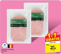 Promotions Saucisson de jambon carrefour - Produit maison - Carrefour  - Valide de 22/05/2024 à 25/05/2024 chez Carrefour