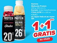 Promotions Shake fraise-framboise - Melkunie - Valide de 22/05/2024 à 03/06/2024 chez Carrefour
