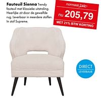 Fauteuil sienna-Huismerk - Woonsquare