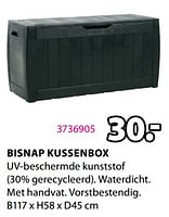 Promoties Bisnap kussenbox - Huismerk - Jysk - Geldig van 20/05/2024 tot 23/06/2024 bij Jysk